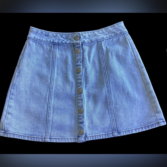 Bullhead Denim Mini Skirt SZ 27 - Picture 3 of 7